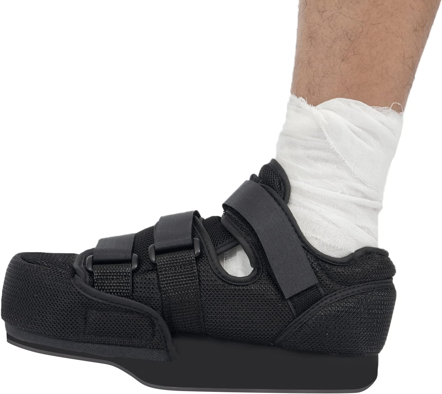 GHORTHOUD Forefoot Off-Loading Post Op Shoe Closed Toe Medical Walking Boot for Broken Toe Orthopedic Foot Brace for Post Bunion Hammertoe Surgery Brace (L)