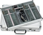 105 Trial Lens Set - Optical Optometry Equipment with Metal Rim, Aluminum Case & Free Trial Frame