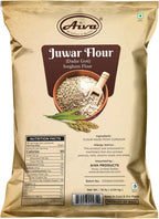 Aiva Sorghum Flour | Juvar Juwar Flour (2 LB Bulk) – Premium flour for Cooking, Baking, Sirtfood
