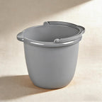 10 Qt. Spout Pail Classic Titanium,Plastic Utility Bucket with Comfortable Handle, Durable Multi-Purpose Pail for Household Cleaning & Storage