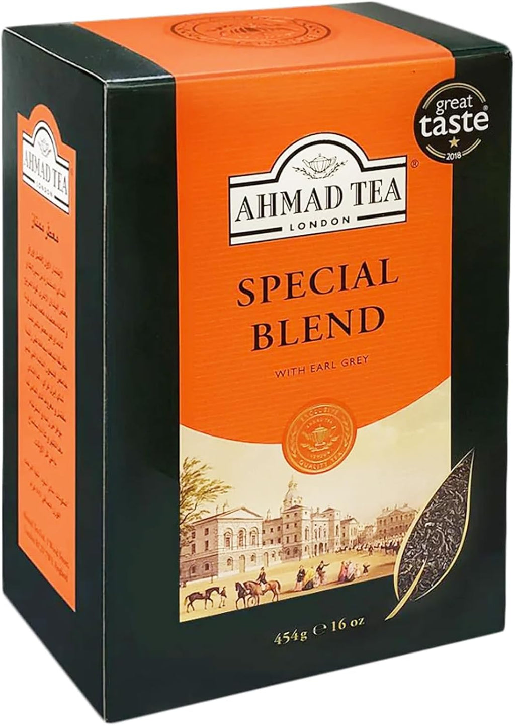 Ahmad Tea Black Tea, Special Blend Loose Leaf, Caddy 454g - Caffeinated & Sugar-Free