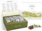 Tea Forte Single Steeps Loose Leaf Tea Sampler, Assorted Variety Tea Box, 15 Single Serve Pouches, Classic Tea
