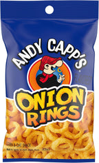 Andy Capp's Beer Battered Onion Rings Baked Oat and Corn Snacks, 2 oz. (Pack of 12)