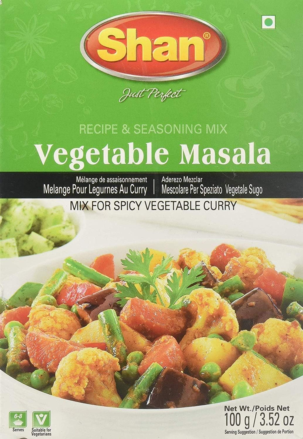 Shan Vegetable Masala Mix - 100g - (pack of 3)
