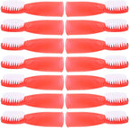 Unomor 20pcs Portable Prison Toothbrush Finger Sleeve Oral Cleaning Brush Soft Mini Tooth Brushes for Inmates Detention Centers High Security Safe Design
