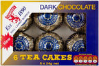 Tunnock's Dark Chocolate Teacakes (6 per pack - 144g)