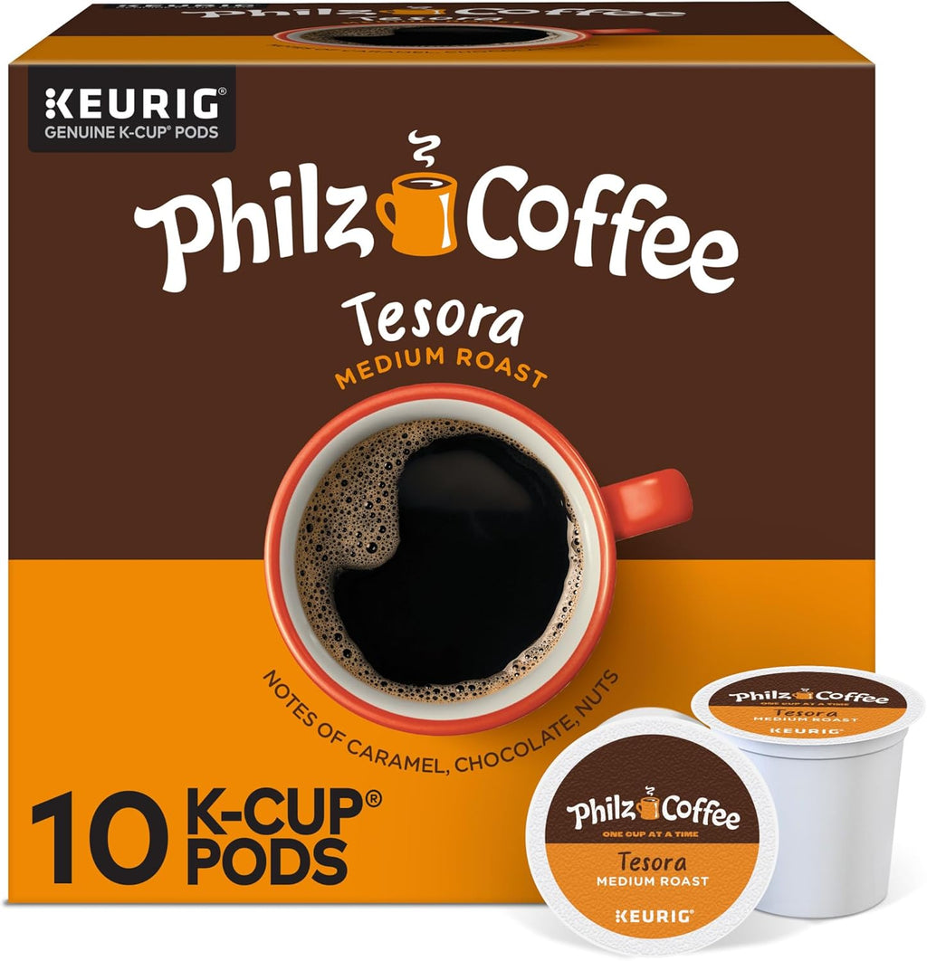 Philz Coffee Tesora K-Cup® Pod Coffee, Single Serve Keurig® K-Cup® Pods, Medium Roast Coffee, 10 count