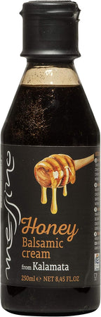 Messino Honey Balsamic Vinegar Glaze imported from Greece, 250 ml
