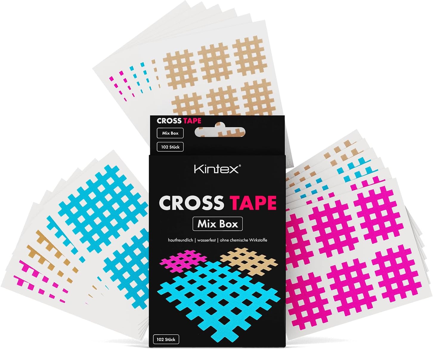 Kintex Cross Tape and Sizes Acupuncture Trigger Pain Point Grid Plaster