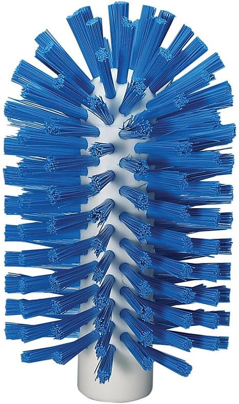 Vikan Tube Brush - Head Only - 3-1/2 X6-1/4" - Blue - Blue