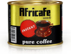 AFRICAFE - Organic Instant Coffee - Tanzania - 100% Arabica and Robusta - 100g Metal Tin