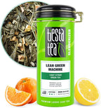 Tiesta Tea - Lean Green Machine, Loose Leaf, Light Citrus Green Tea, Premium Loose Leaf Blend, Medium Caffeinated, Brews Up to 50 Cups, 4 Ounce Refillable Tin