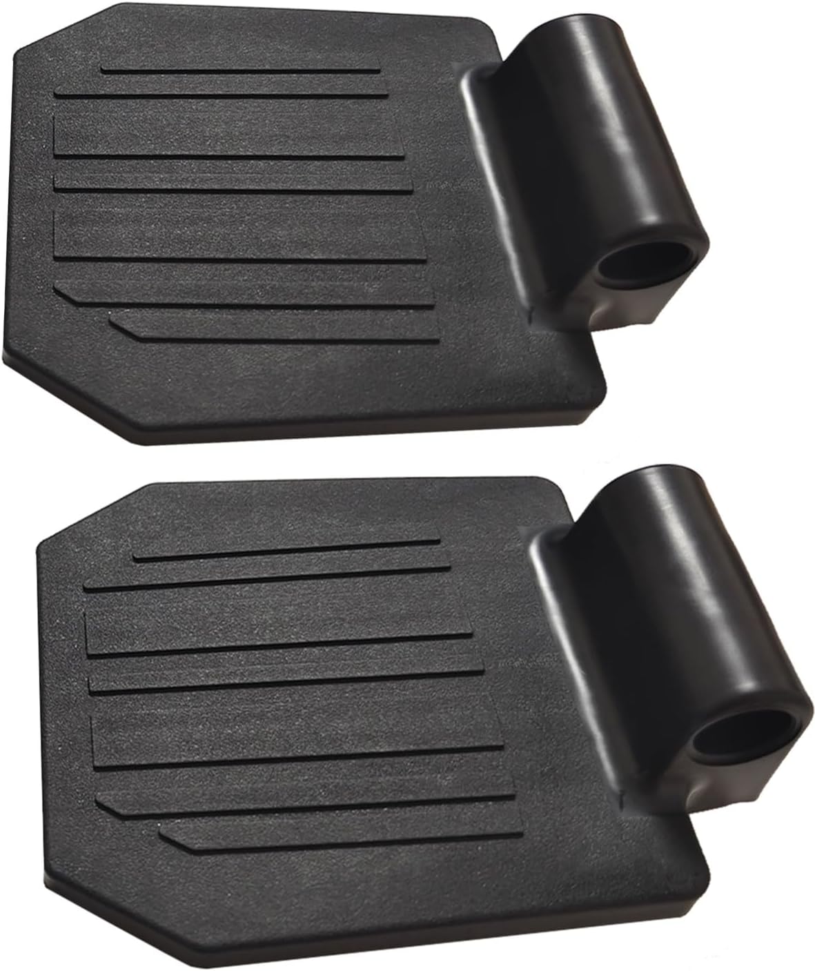 1 Pair of Universal Footplate for The Wheelchair, Transport Chair Footrest Elevating Leg Rests Replacement Parts for Standard Wheelchair Repair Parts