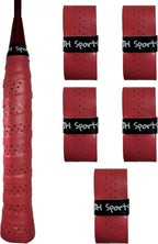 Racket Overgrip - Absorbent Grip Tape for Badminton, Pickleball & Tennis | Sweat-Wicking and Perforated - 5 Pack