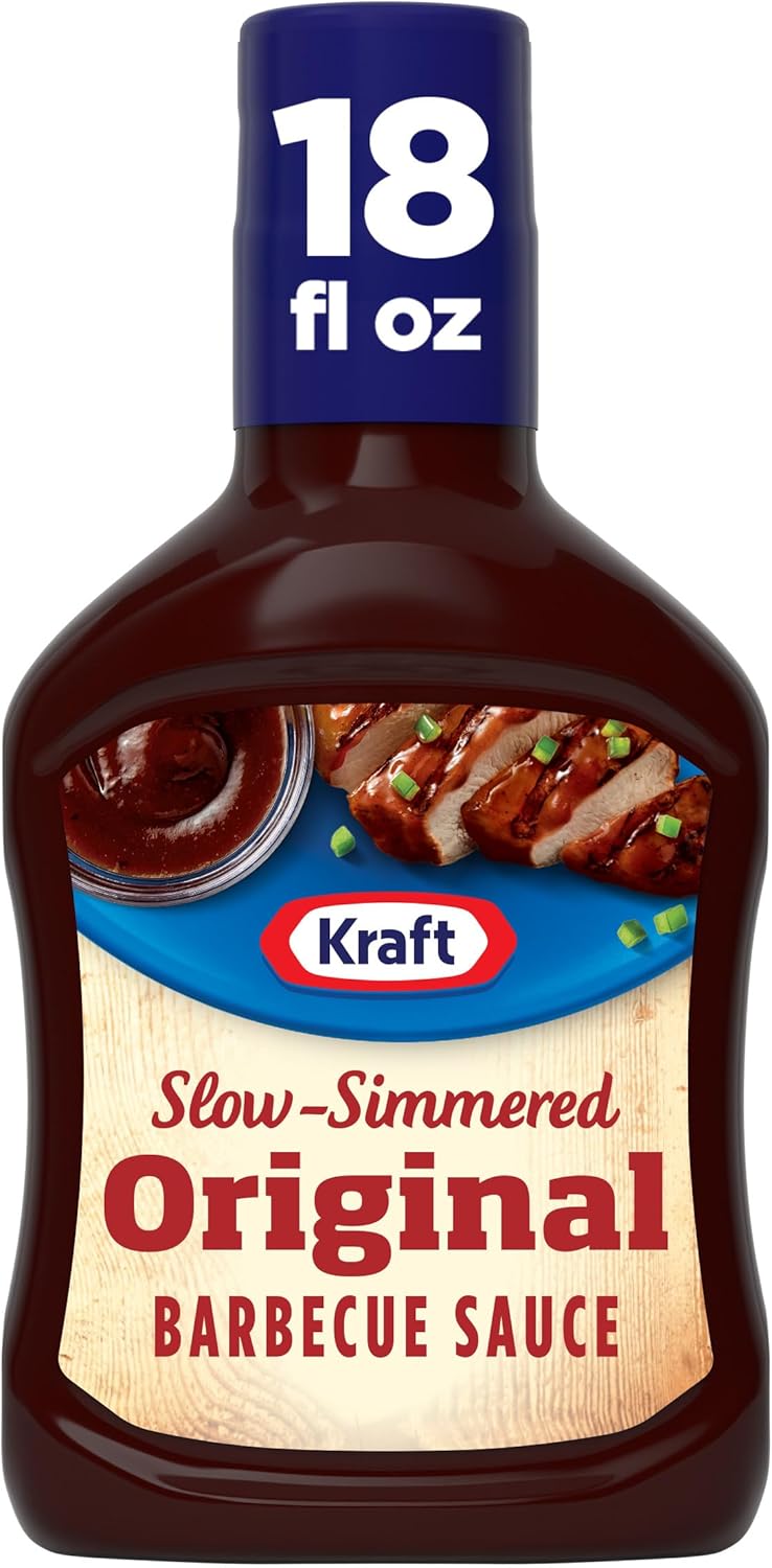 Kraft Original Slow-Simmered Barbecue BBQ Sauce, 18 oz Bottle