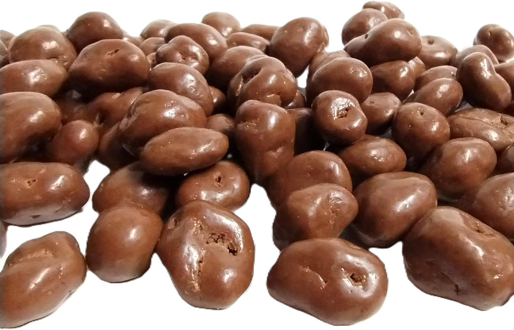 Milk Chocolate Coated Raisins - 1 lb of Fresh Gourmet Sweet Creamy Chewy Covered Dipped Raisins