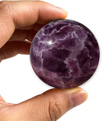 AierCrystal Natural Stone Crystal Sphere Feng Shui Home Decoration Ball Positive Energy Scrying Orb for Meditation Tool for Spiritual Space Purification Globe(Diameter4-5cm Amethyst Sphere)