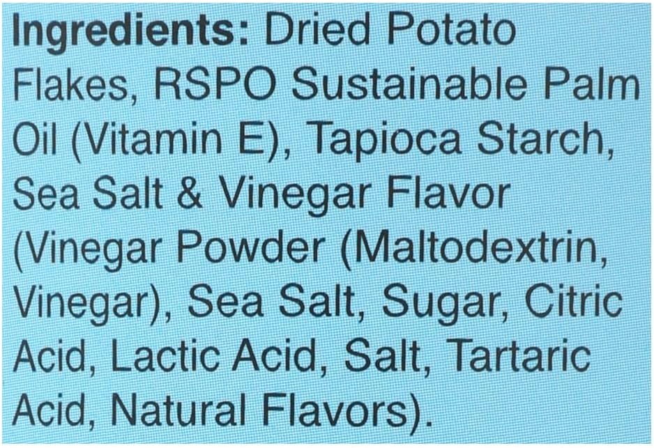 The Good Crisp Company, Potato Crisps Sea Salt Vinegar, 5.6 Ounce