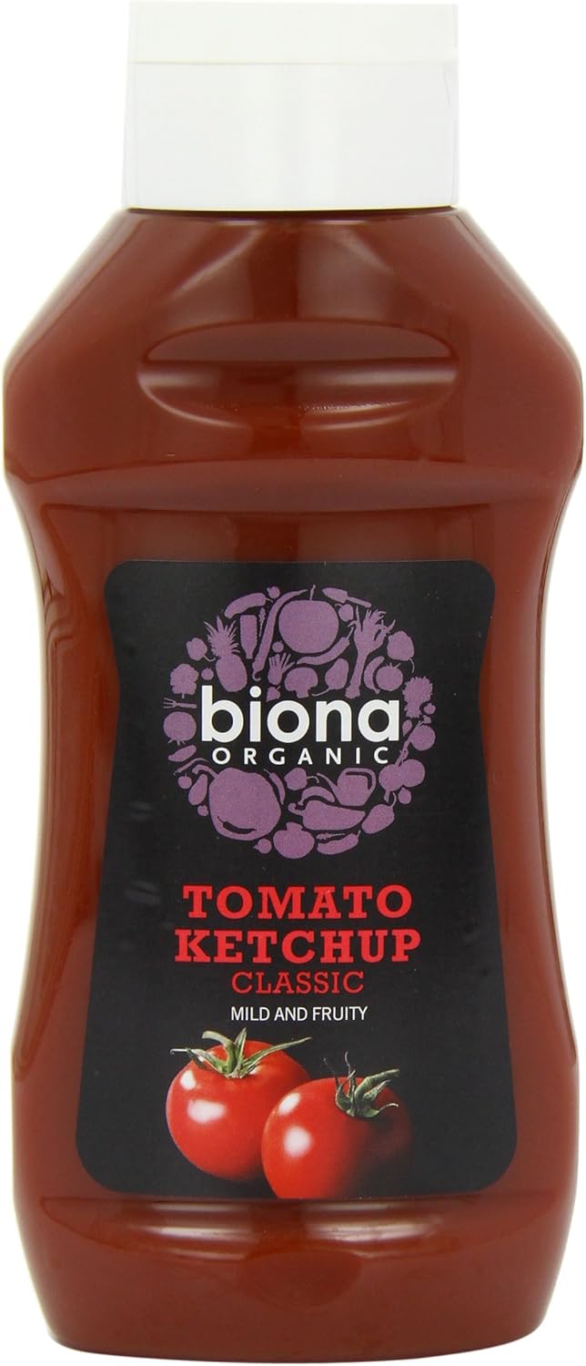 Biona Organic - Classic Squeezy Tomato Ketchup - 560g (Pack of 4)