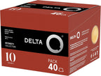 Delta Q Qalidus Espresso Capsules for Delta Q Machines, Intensity 10 Coffee Pods with Caramel Notes, XL Pack, 40 Pods