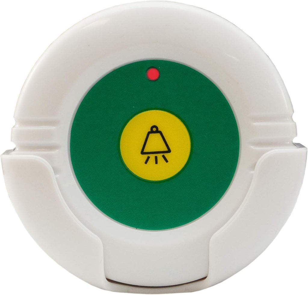 Smart Caregiver Wireless Reset Button Compatible with Central Monitoring Alarms (433-CMU, 433-CMU-40, 433-CMU-30 or 433-EC) - Reset Up To 100 Feet Away