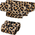 Underarm Crutch's Pad and Hand Grip Covers Universal Forearm Handle Padded Cushion Sets Accessories for Crutches Pads for Armpits (Leopard)