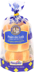 Brioche Pasquier - Authentic French Brioche Pain au Lait Sweet Milk Rolls, 9.9oz (280g)
