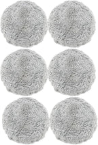 Robot Vacuum Cleaner Wet Mop Cloth, Compatible For Hobot, 168 188 Window Clean Mop Vacuum Cleaner Parts(6pcs)