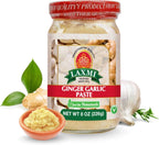 Laxmi Ginger Garlic Paste, 8 oz | Ginger and Garlic Paste in a Jar | Garlic and Ginger Paste for Cooking | A pure fresh staple