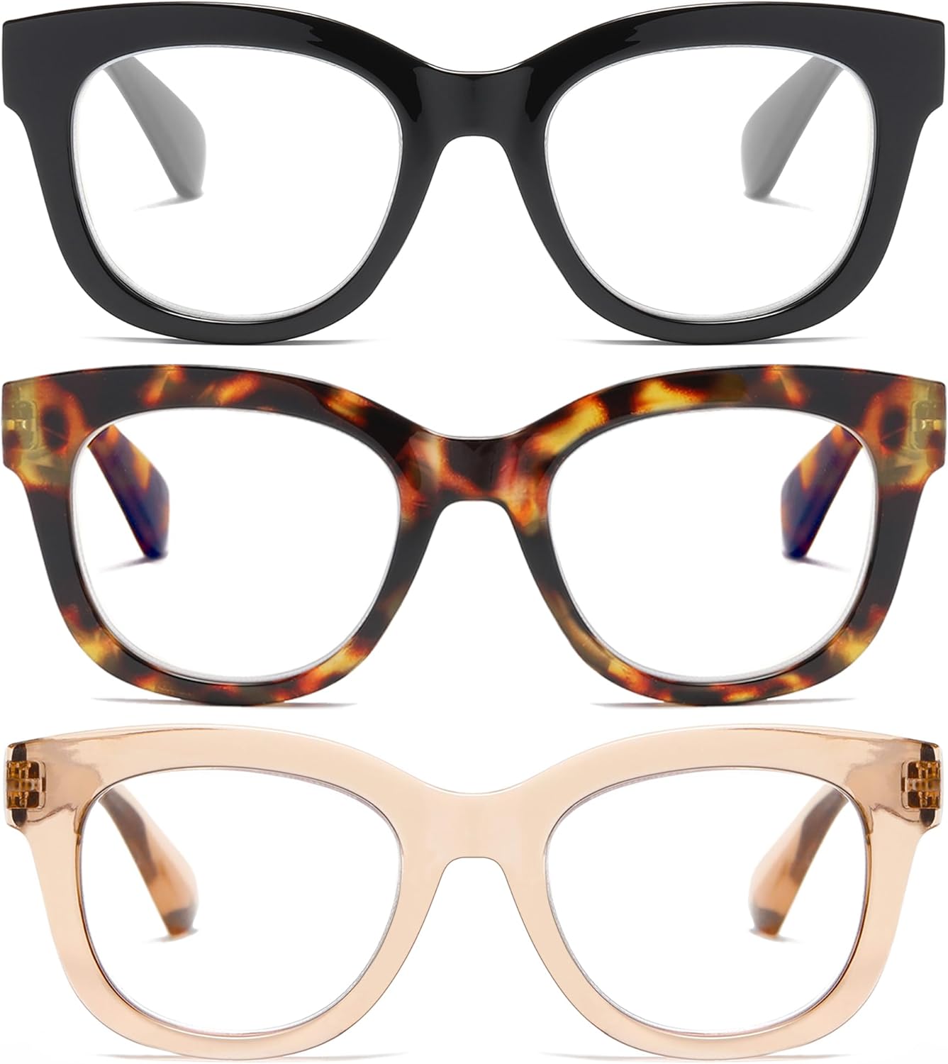 Oprah- Readers for Women - Stylis Style Reading Glasses with Blue Light Blocking and Spring Hinge