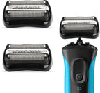 Series 3 32B Replacement Head, Series 3 Electric Shaver Replacement Head for Braun S3 Foil & Cutter Razor Heads, Applicable for Braun S3 3040s 3010s 310s 3000s 3050cc 3080s 390cc etc, 2pack