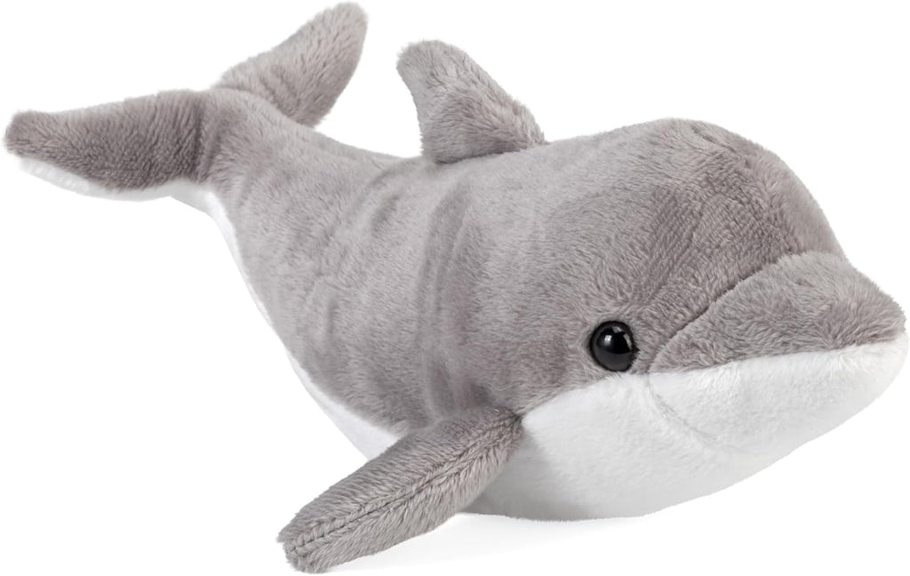 Wild Republic Dolphin plush, Stuffed Animal, Plush Toy, Gifts for Kids, Sea Critters 11 inches