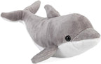Wild Republic Dolphin plush, Stuffed Animal, Plush Toy, Gifts for Kids, Sea Critters 11 inches