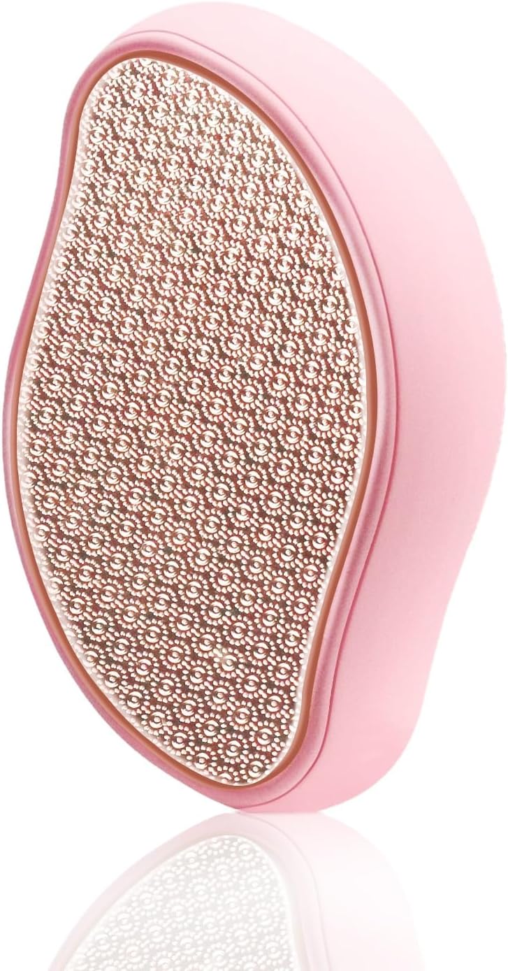 Nano Glass Foot File for Dead Skin and Callus Removal, Gentle Pedicure Tool & Foot Scrubber for Wet and Dry Feet, Portable Glass Exfoliator Heel File for Women and Men, Smooth Foot Care Tool
