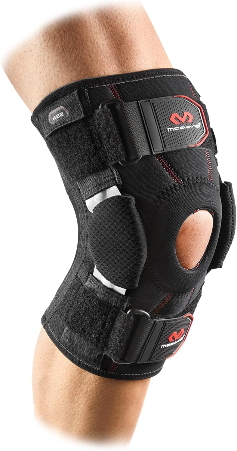 McDavid Hinged Knee Brace for Men & Women, Maximum Knee Support & Compression for Stability & Recovery, Ligament, Hyperextension Support