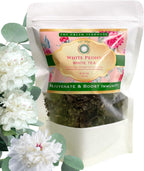 Organic Rejuvenating White Peony Floral Tea, 2 OZ Resealable Packet, Low Caffeine.