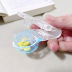 Portable Personal Pill Dispenser,Medicine Dispenser - Blue