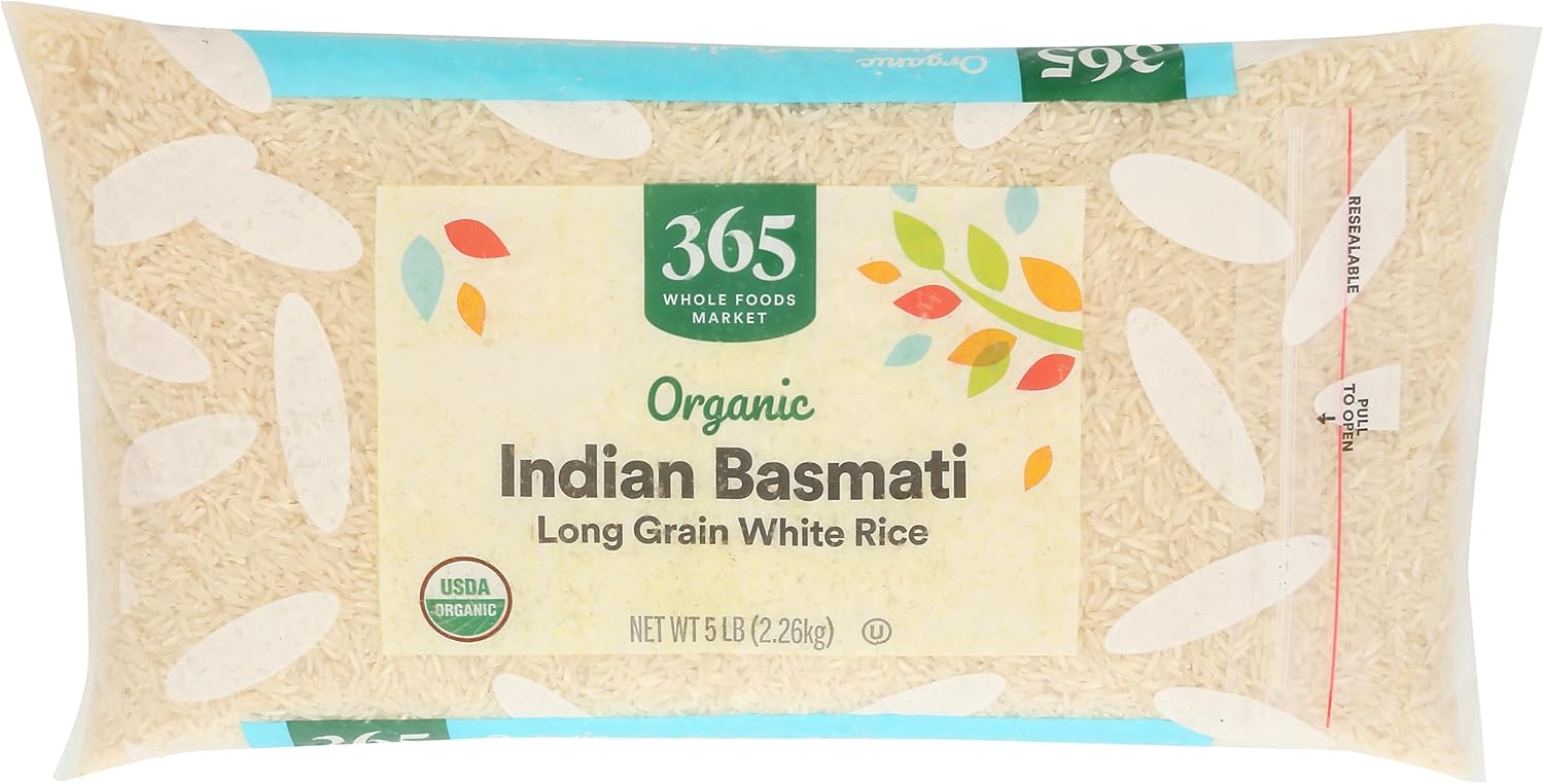 365 by Whole Foods Market Organic White Basmati Rice, 80 OZ