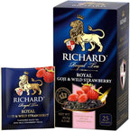 RICHARD Royal Goji & Wild Strawberry, flavoured black tea in sachets, 25 sachets