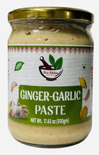 Desi Kitchen Ginger-Garlic Paste 500g (17.63oz) ~ All natural, NON-GMO, Glass jar, Product of India.
