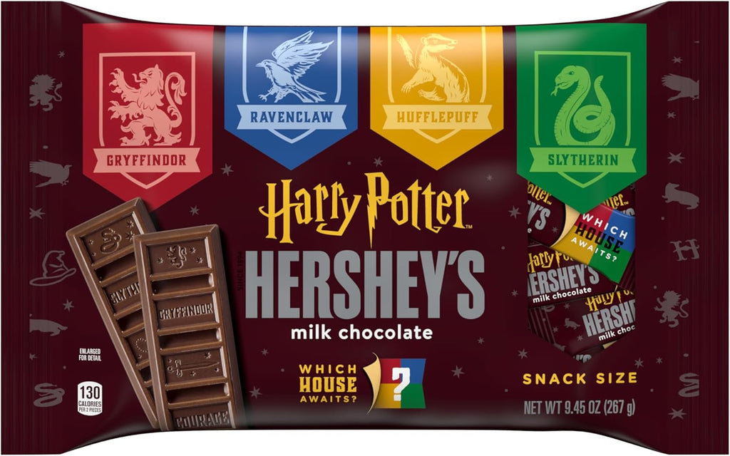 Hersheys, Halloween Milk Chocolate Harry Potter Snack Size Bar, 9.45 Ounce