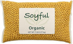 Organic Soybeans 7Lbs. Grown 100% in USA, Soy Beans Dry for Tofu and Soy Milk, Soybean Dry in Bulk, Identity Preserved (IP) Certified Organic