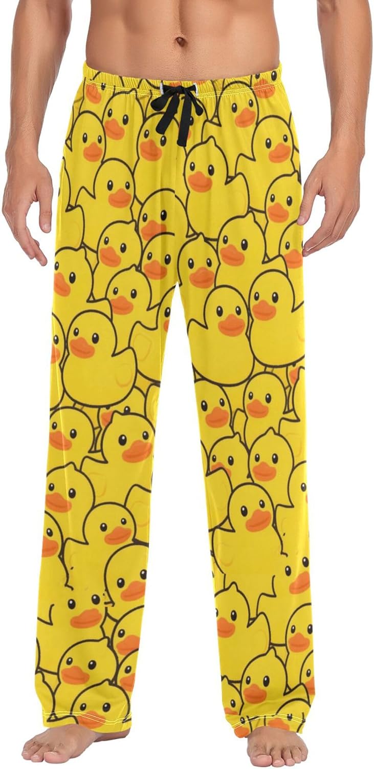 Mens Pajama Pants Funny Men Pajamas Bottoms Lounge Pants With Pockets