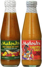 Matouk's West Indian Hot Sauce and Calypso Sauce 10 Ounce (Pack of 2)