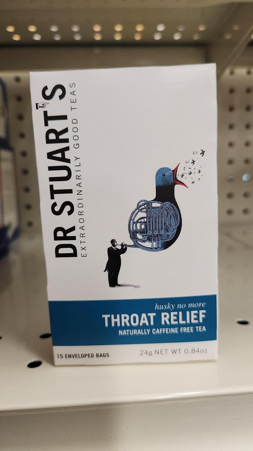 Dr. Stuart's Herbal Teas Throat 15 Tea Bags Each