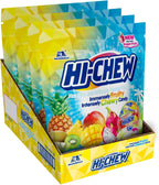 HI-CHEW Tropical Mix, Kiwi Pineapple Mango Dragon Fruit, 4 Stand Up Pouches, 220+ Pieces, 12.7oz each - Fun Soft & Chewy Bulk Candy - Juicy Fruity Flavors - Individually Wrapped for Sharing