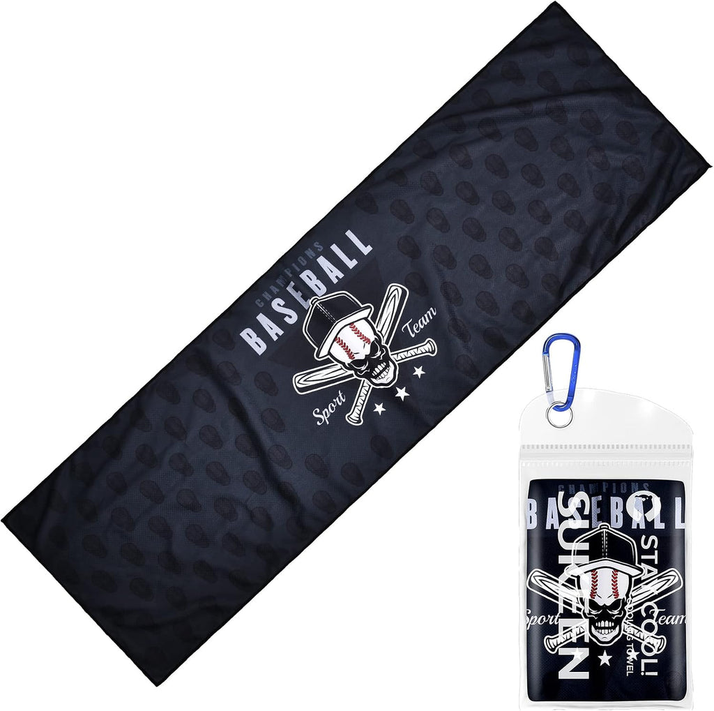 Sukeen Cooling Towels(40"x 12"), Cool Towels for Neck, Baseball Sport Sweat Rag for Gym, Cooling Towel for Yoga, Golf, Camping, Running, Workout & More Activities
