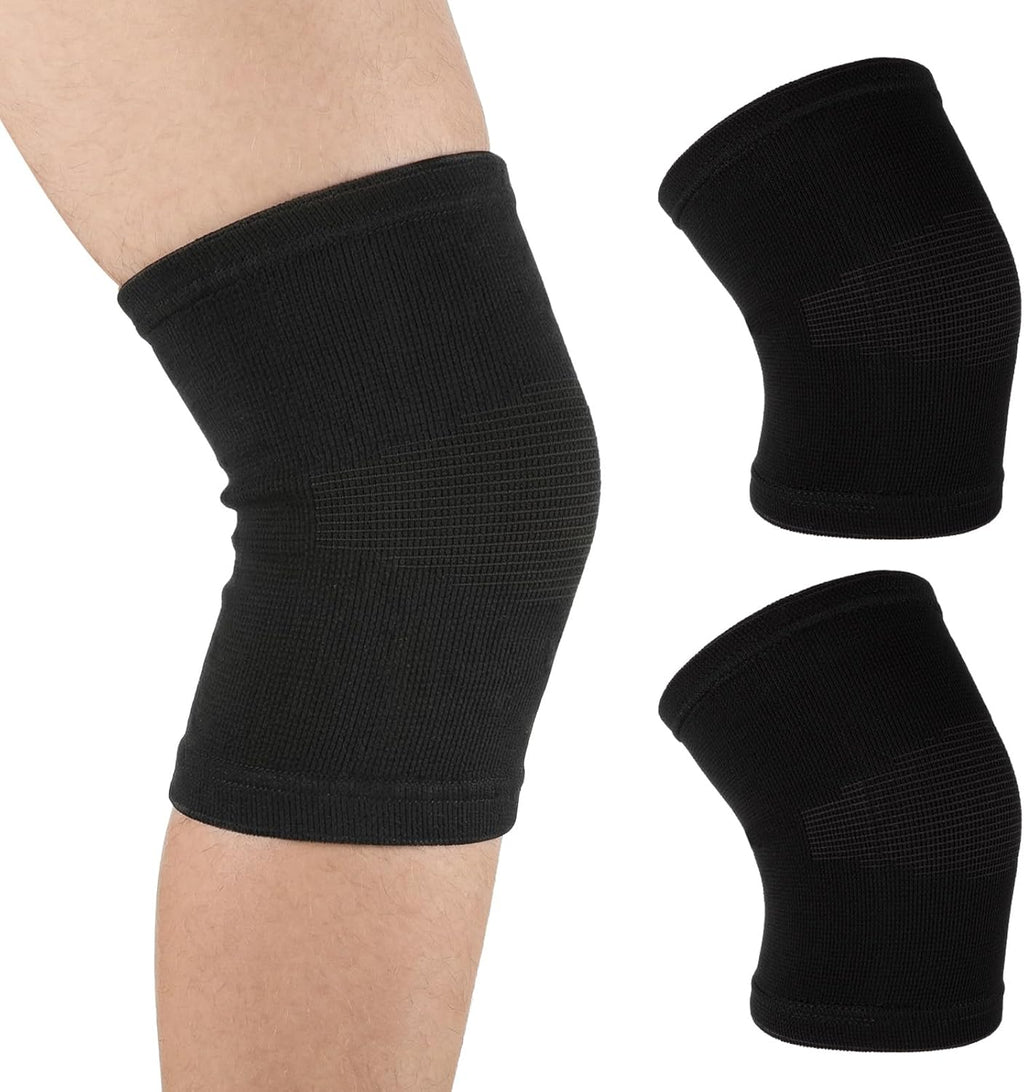 Molain Kids Knee Brace Sleeve, 1 Pair Youth Knee Compression Sleeve, Breathable Children Knees Support Pad Elastic Soft Knees Protectors for Boys Girls for Basketball Volleyball Football Running