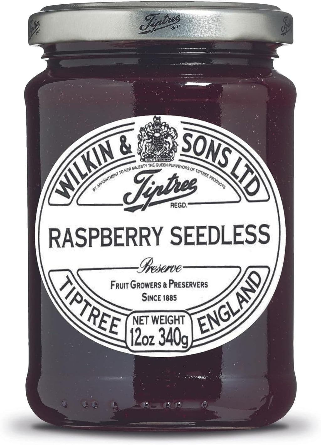 Tiptree Raspberry Seedless Preserve, 12 Ounce Jars (Pack of 6)
