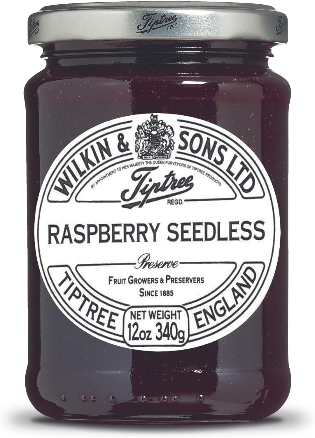 Tiptree Raspberry Seedless Preserve, 12 Ounce Jars (Pack of 6)